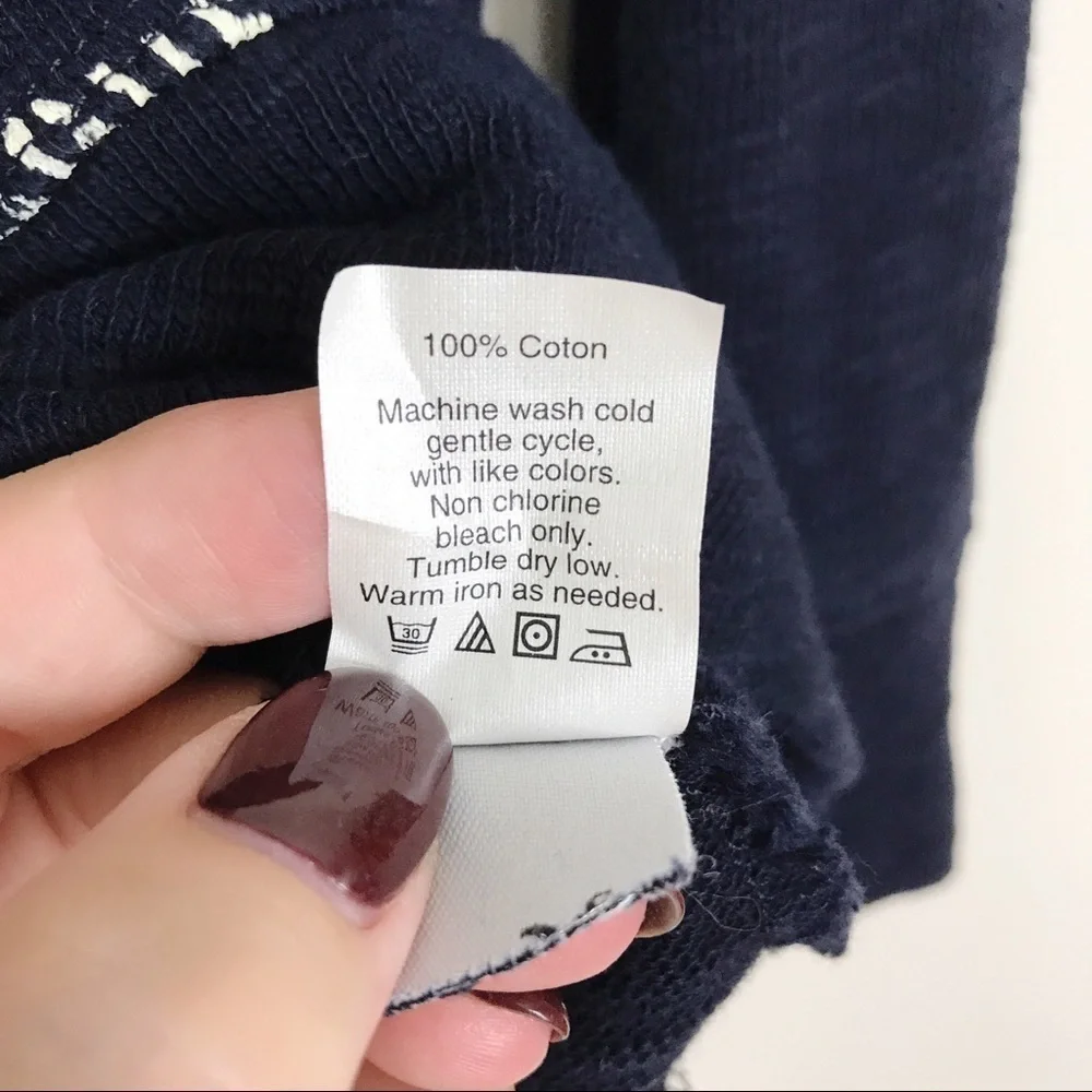 J. Crew Port of Call Sweatshirt City Stencils XS